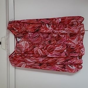 Jennifer Lopez womens open sleeves blouse sz xl